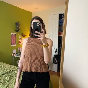 Anthropologie tank turtleneck